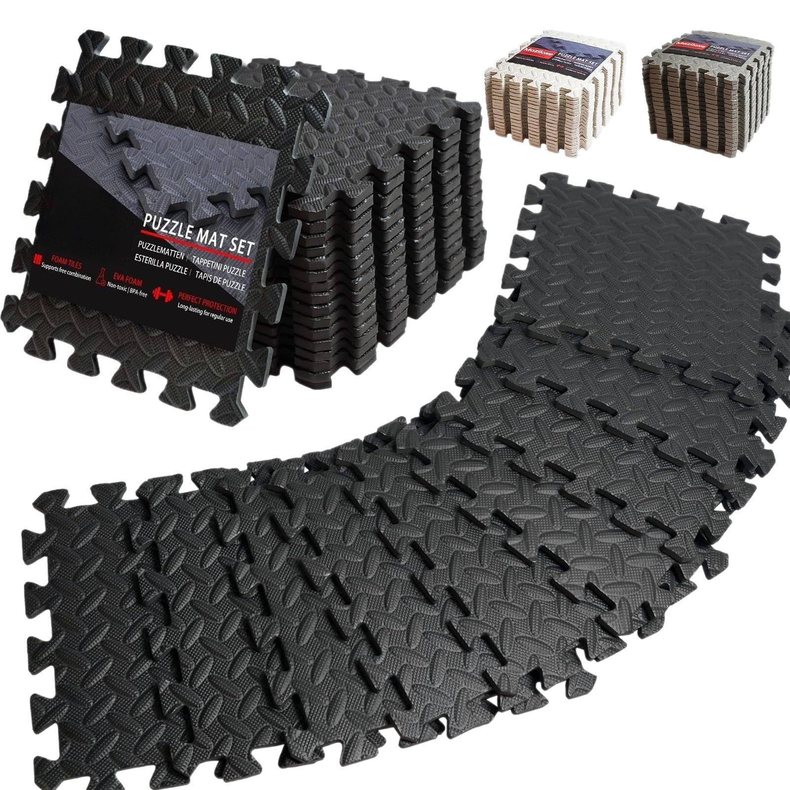 Yoga Fitness Rooms - 30x30x2.5CM Thickened Yoga Puzzle Mat(6/8/12Pcs) Fitness