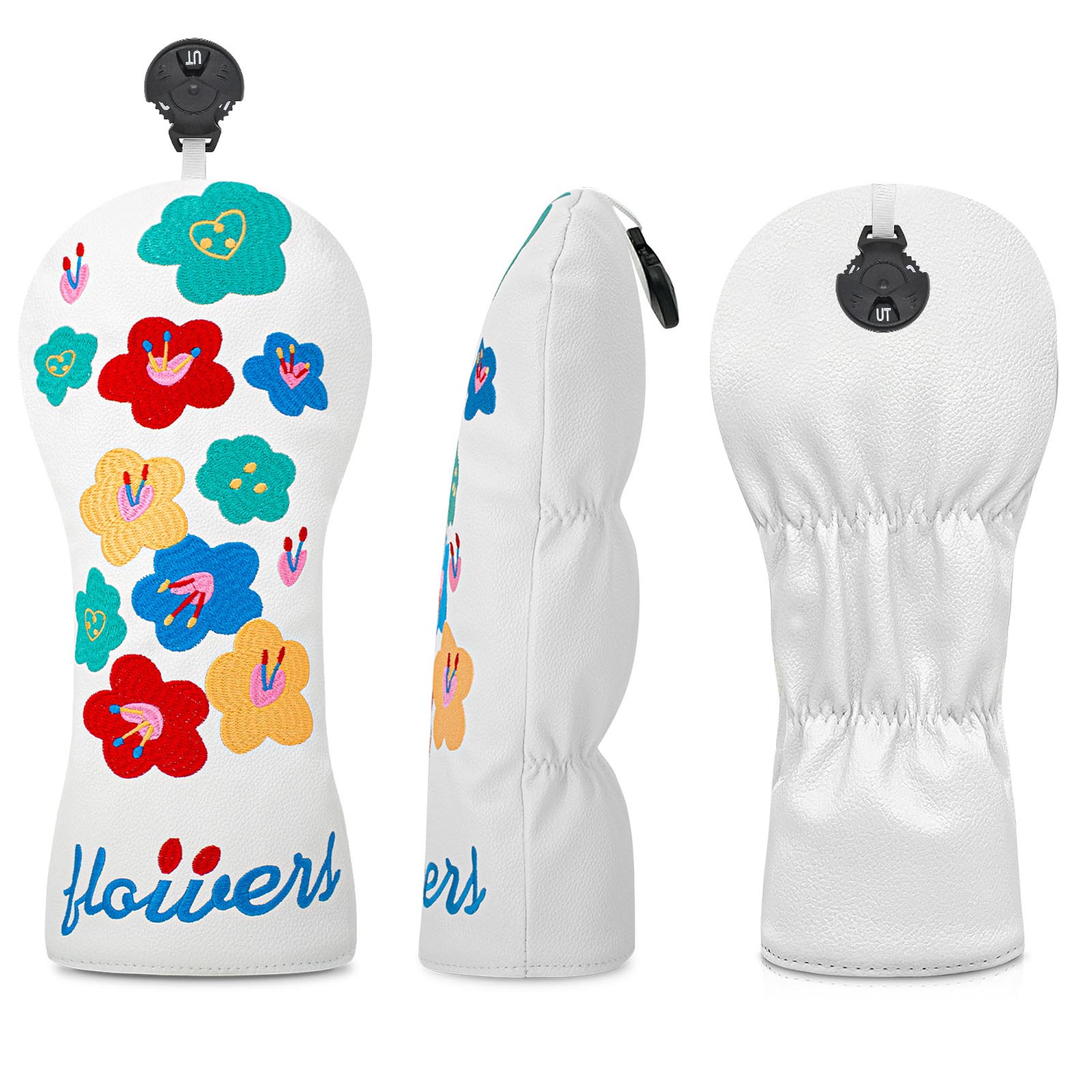 Resistance Bands - Flower Embroidery Water Resistant PU Leather
