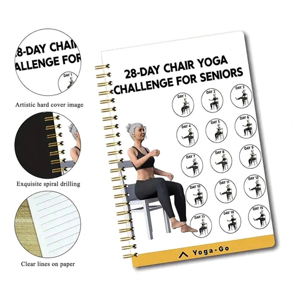 Yoga Fitness Wallpaper - Thick Paper Planner Smooth Writing Notebook