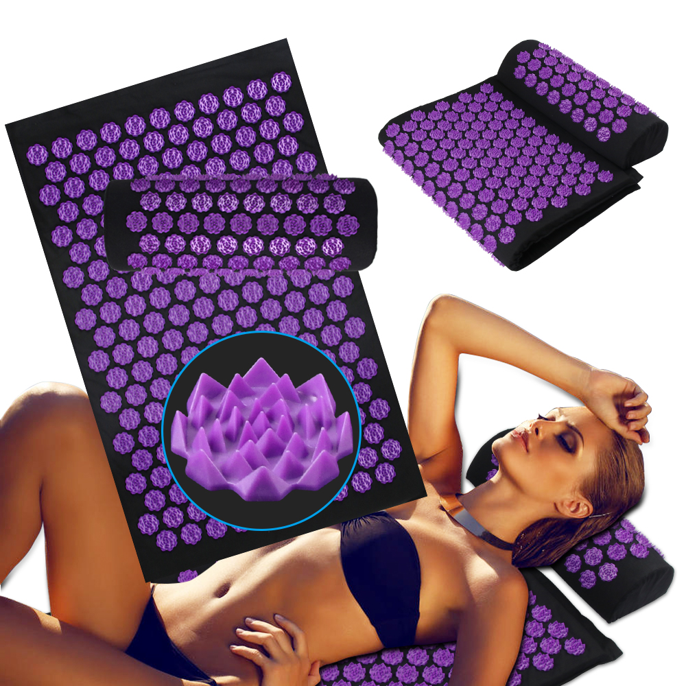Yoga Fitness Tapis - Acupressure Yoga Mat Kuznetsov's Applicator Cushion