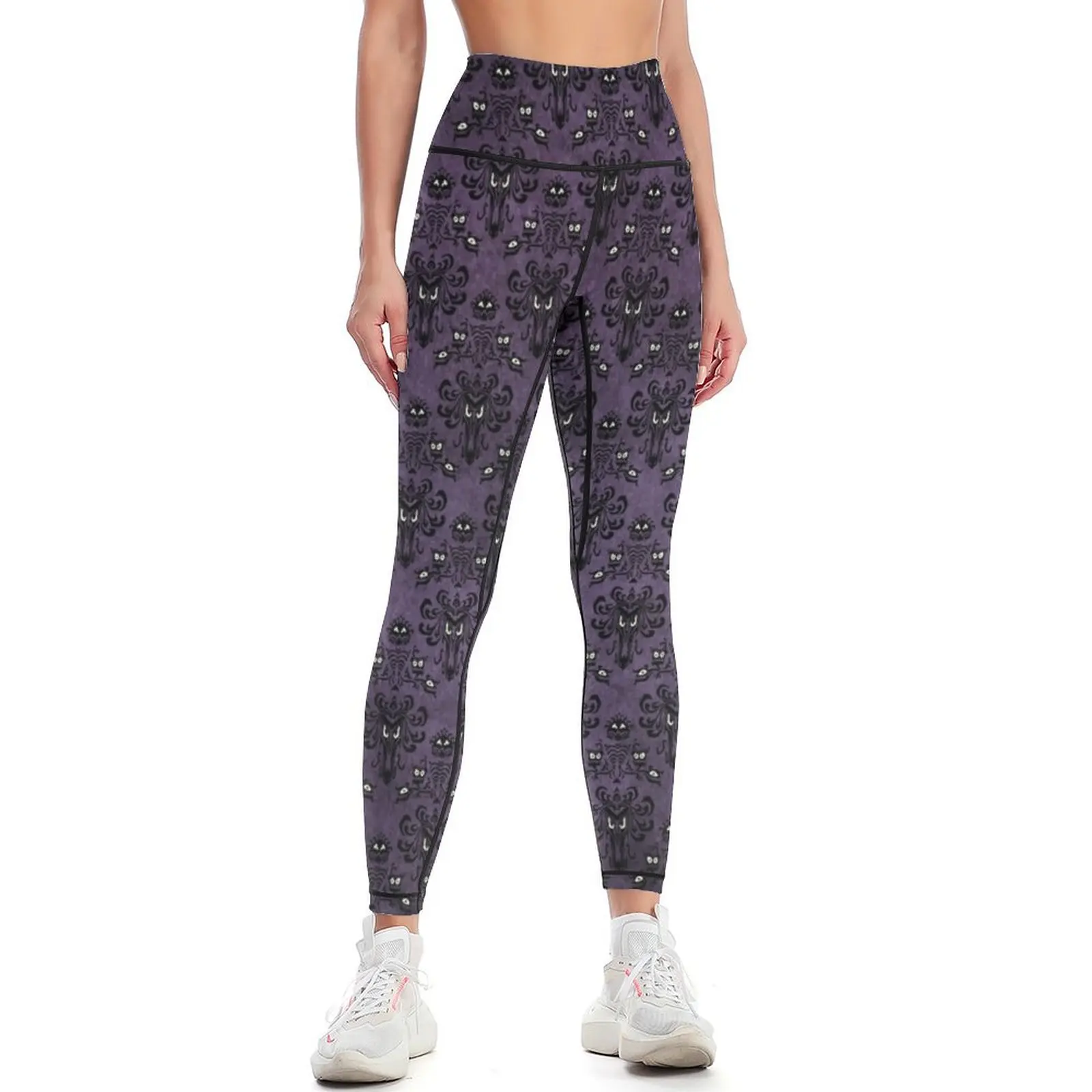 Yoga Fitness Wallpaper - Haunted Mansion Wallpaper Leggings sportswear gym