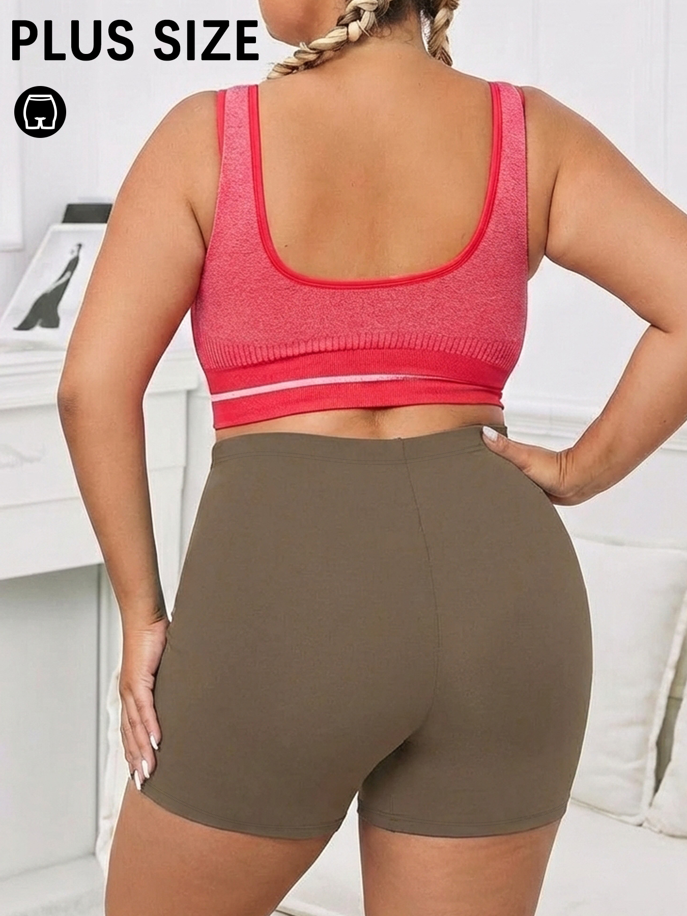 Plus Size Women's High Elastic - Yoga Fitness Plus ulasan dan harga