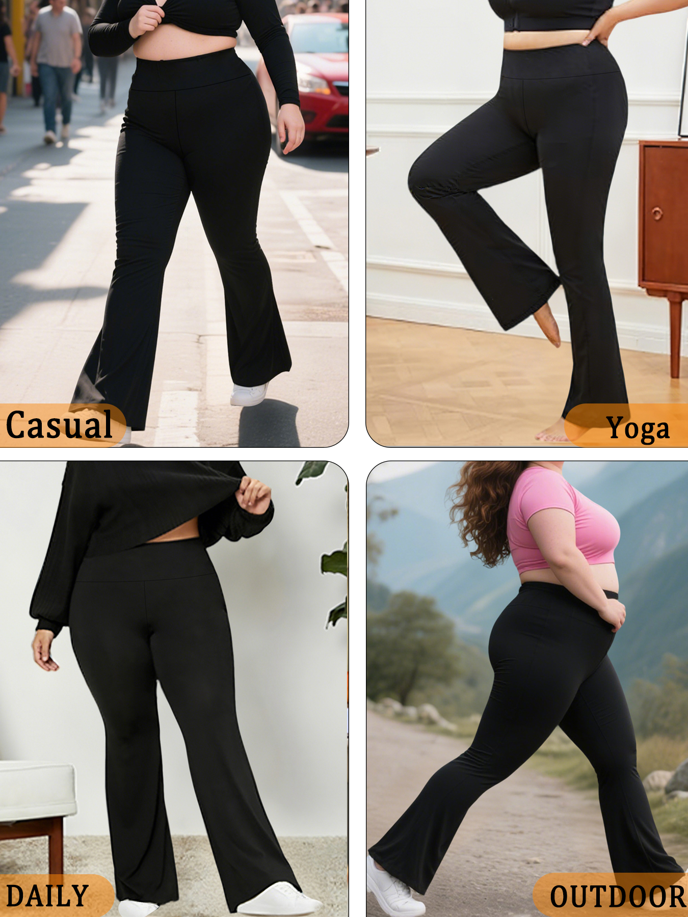 Plus Size Women's Super Soft F - Yoga Fitness Plus ulasan dan harga