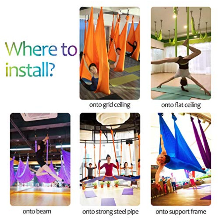 Aerial Yoga Hammock L:5M W:2.8 - Yoga Swing Aerial ulasan dan harga
