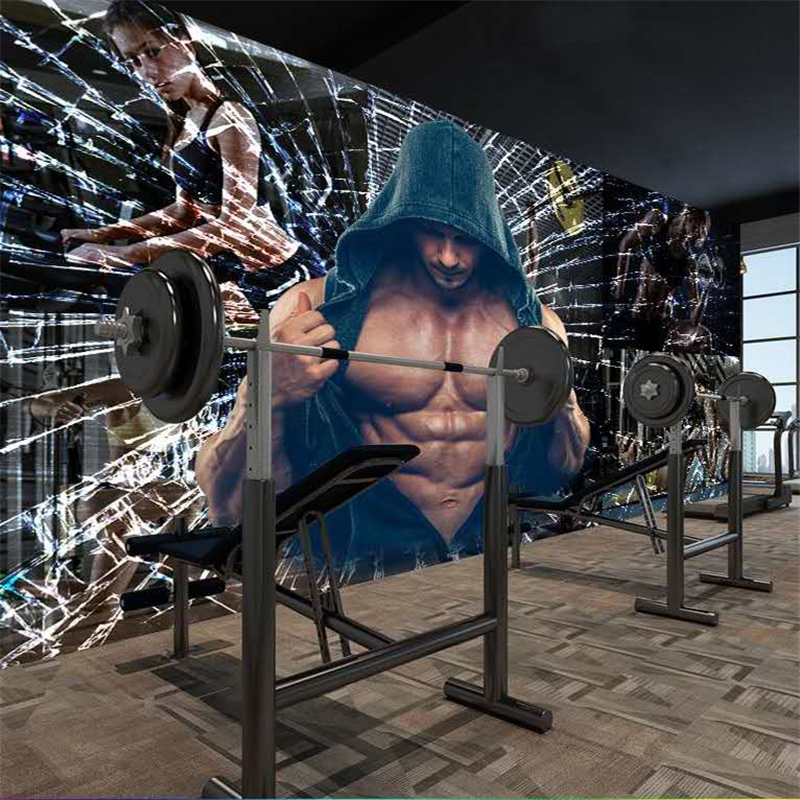beibehang Custom Fitness gym y - Yoga Fitness Wallpaper ulasan dan harga