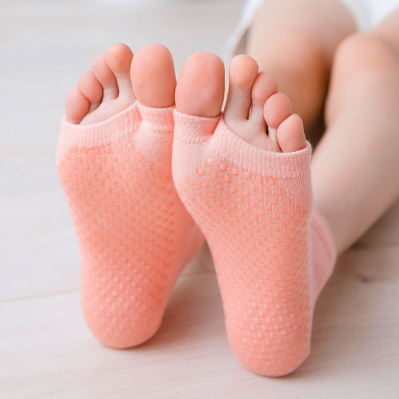 Non-Slip Split-Toe Yoga Socks  - Yoga Fitness Dance ulasan dan harga
