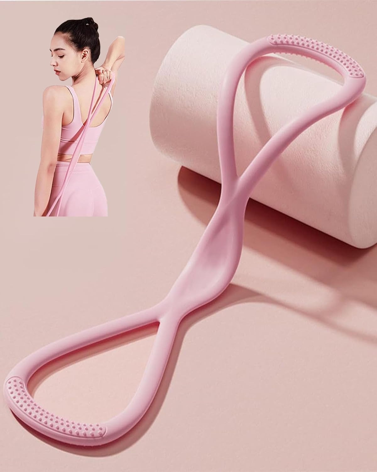 Figure-8 Yoga Resistance Band, - Figure 8 Resistance Band ulasan dan harga