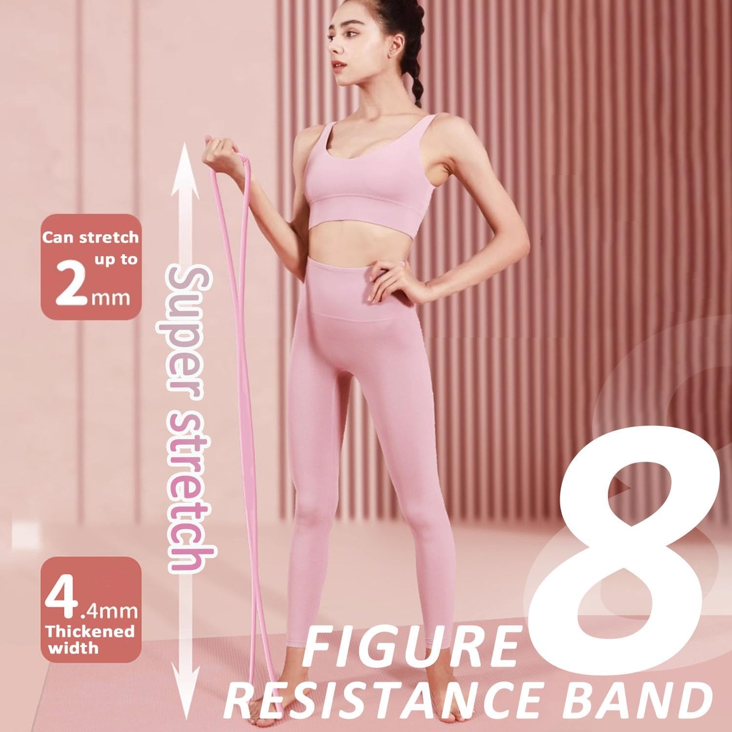 Figure-8 Yoga Resistance Band, - Figure 8 Resistance Band ulasan dan harga