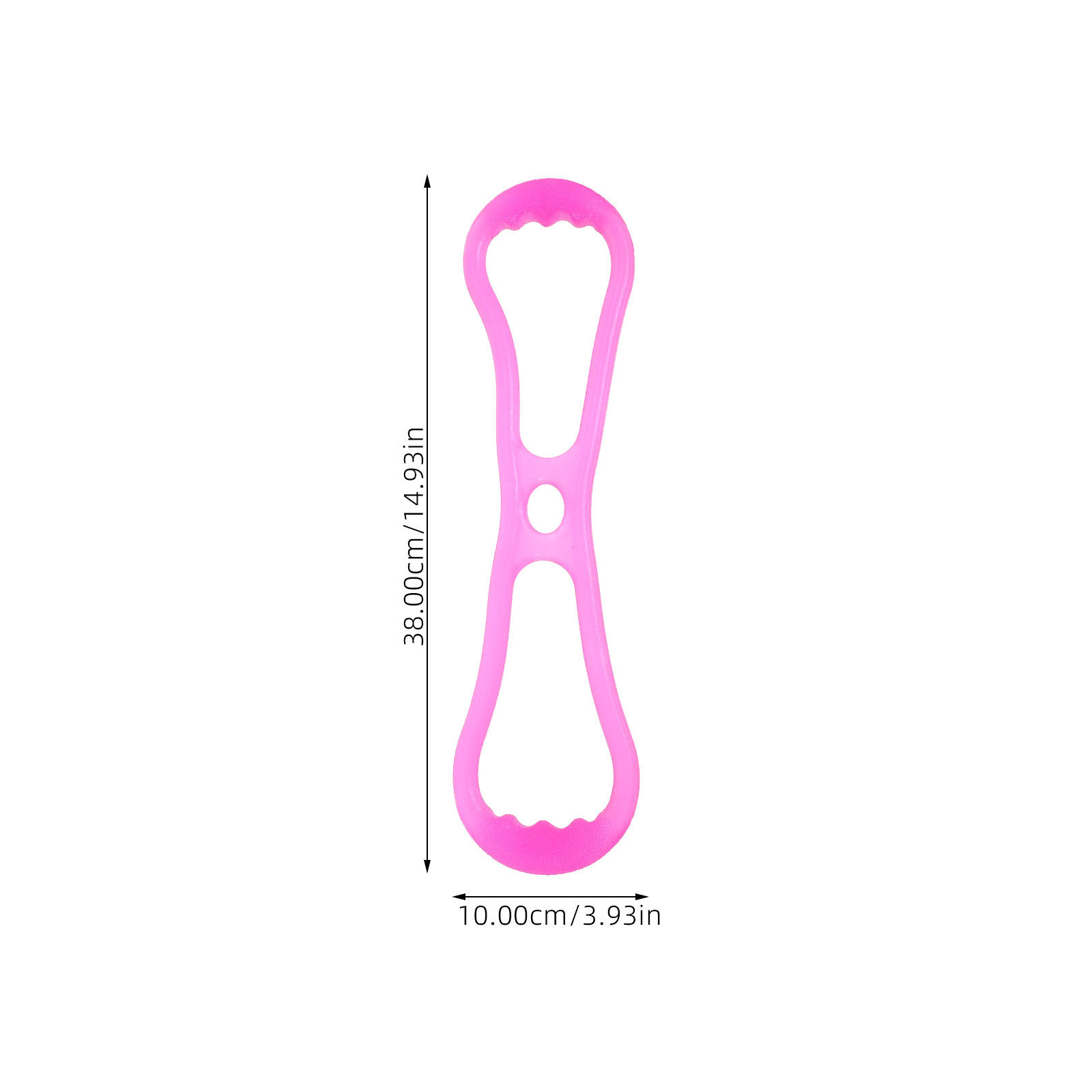 Silicone Yoga Pull Rope Pink M - Figure 8 Resistance Band ulasan dan harga