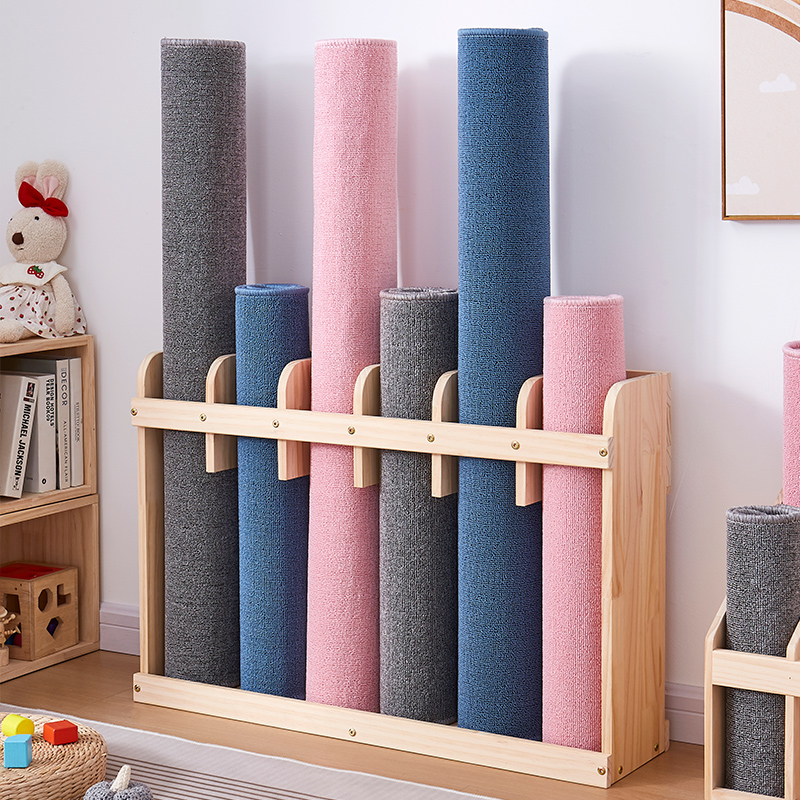 Solid Wood Floor Storage Rack  - Yoga Fitness Rooms ulasan dan harga