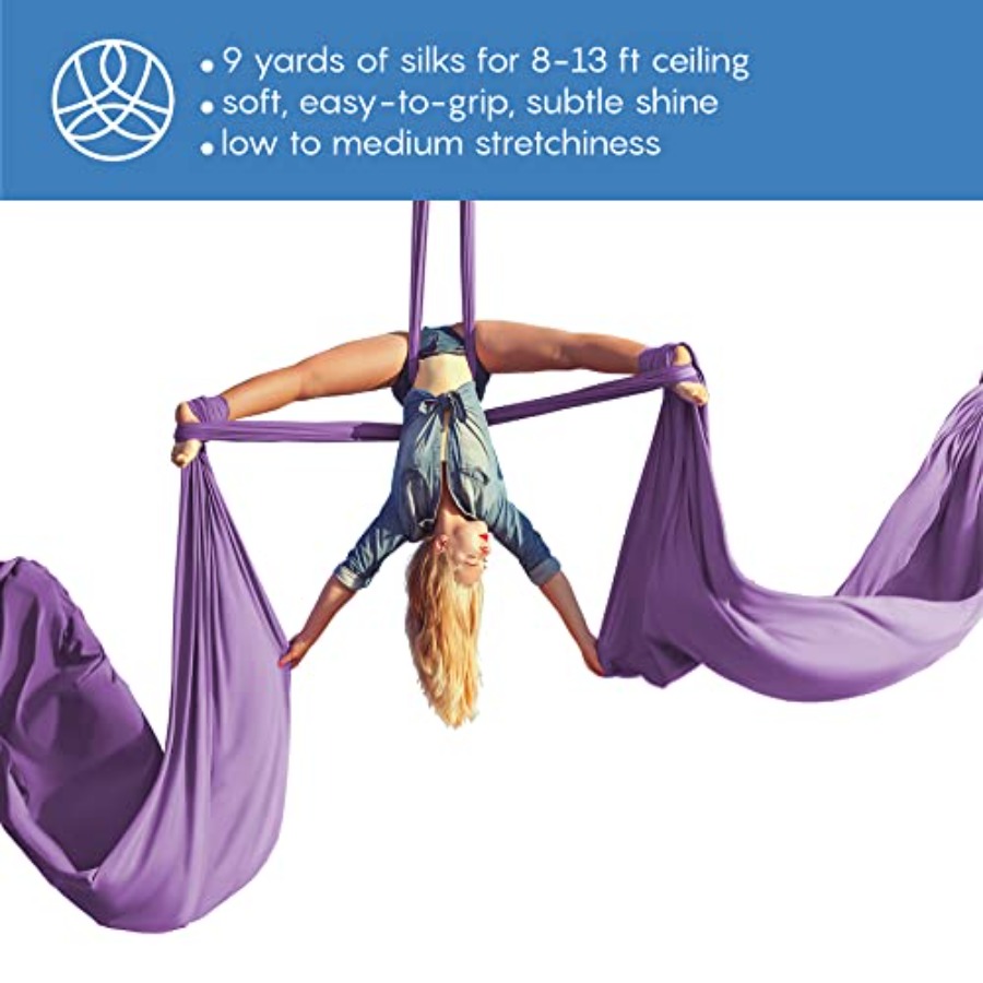 Aerial Silks Starter Kit - Dur - Yoga Swing Aerial ulasan dan harga