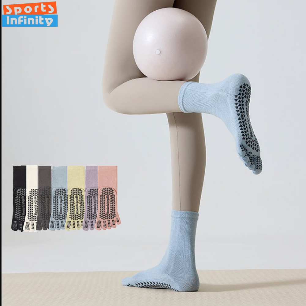 Fashion Five Finger Split Toe  - Yoga Fitness Dance ulasan dan harga