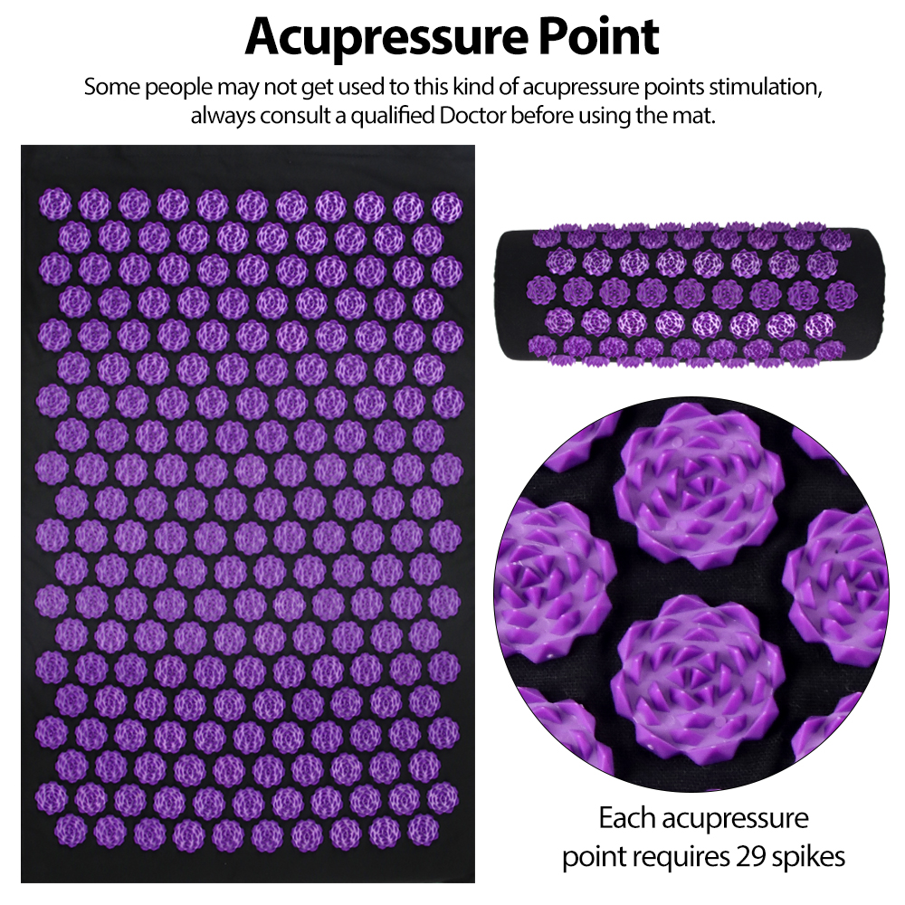 Acupressure Yoga Mat Kuznetsov - Yoga Fitness Tapis ulasan dan harga