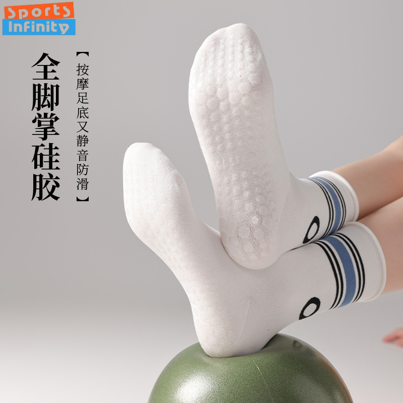 New Professional Pilates Socks - Yoga Fitness Dance ulasan dan harga