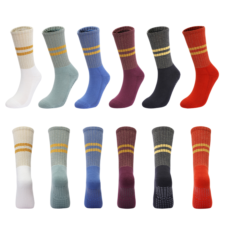 Yoga Socks with Grips Non Slip - Yoga Fitness Dance ulasan dan harga