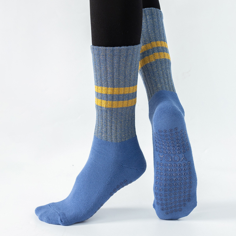 Yoga Socks with Grips Non Slip - Yoga Fitness Dance ulasan dan harga