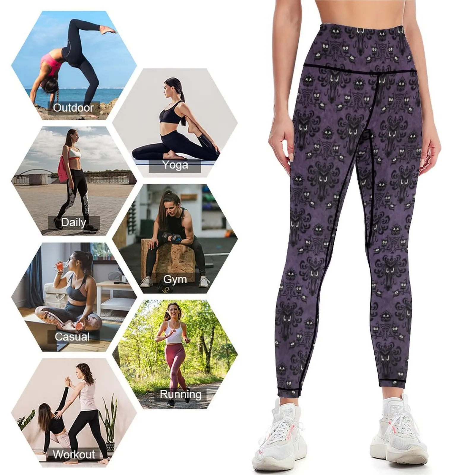 Haunted Mansion Wallpaper Legg - Yoga Fitness Wallpaper ulasan dan harga
