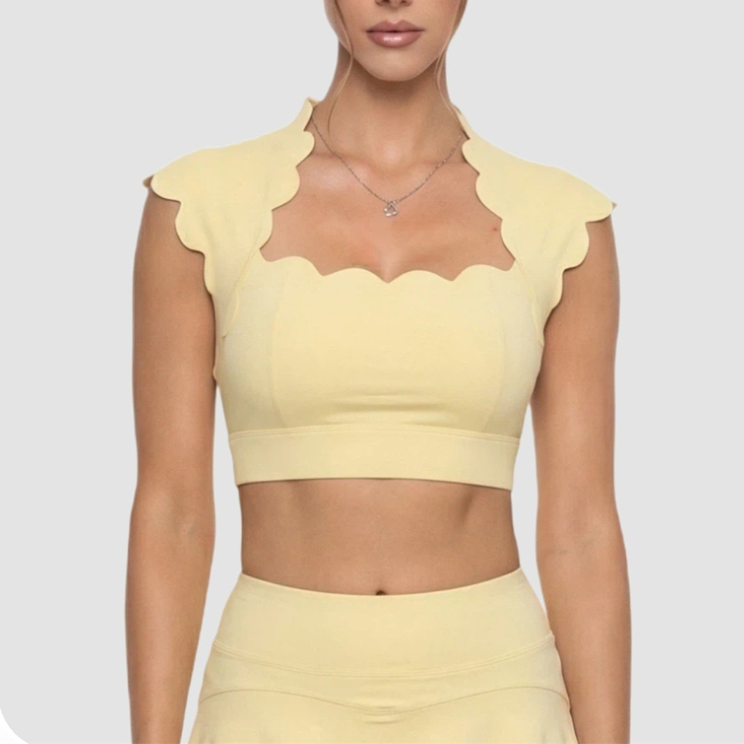Pad Wavy Women Sports Vest Yog - Yoga Fitness Tapis ulasan dan harga