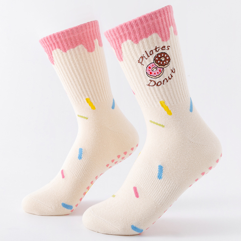 Yoga Socks Women's Medium Tube - Yoga Fitness Pilates ulasan dan harga