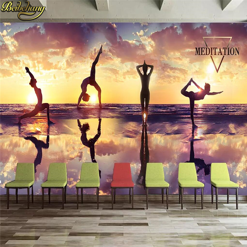 Custom Fitness gym yoga studio - Yoga Fitness Wallpaper ulasan dan harga