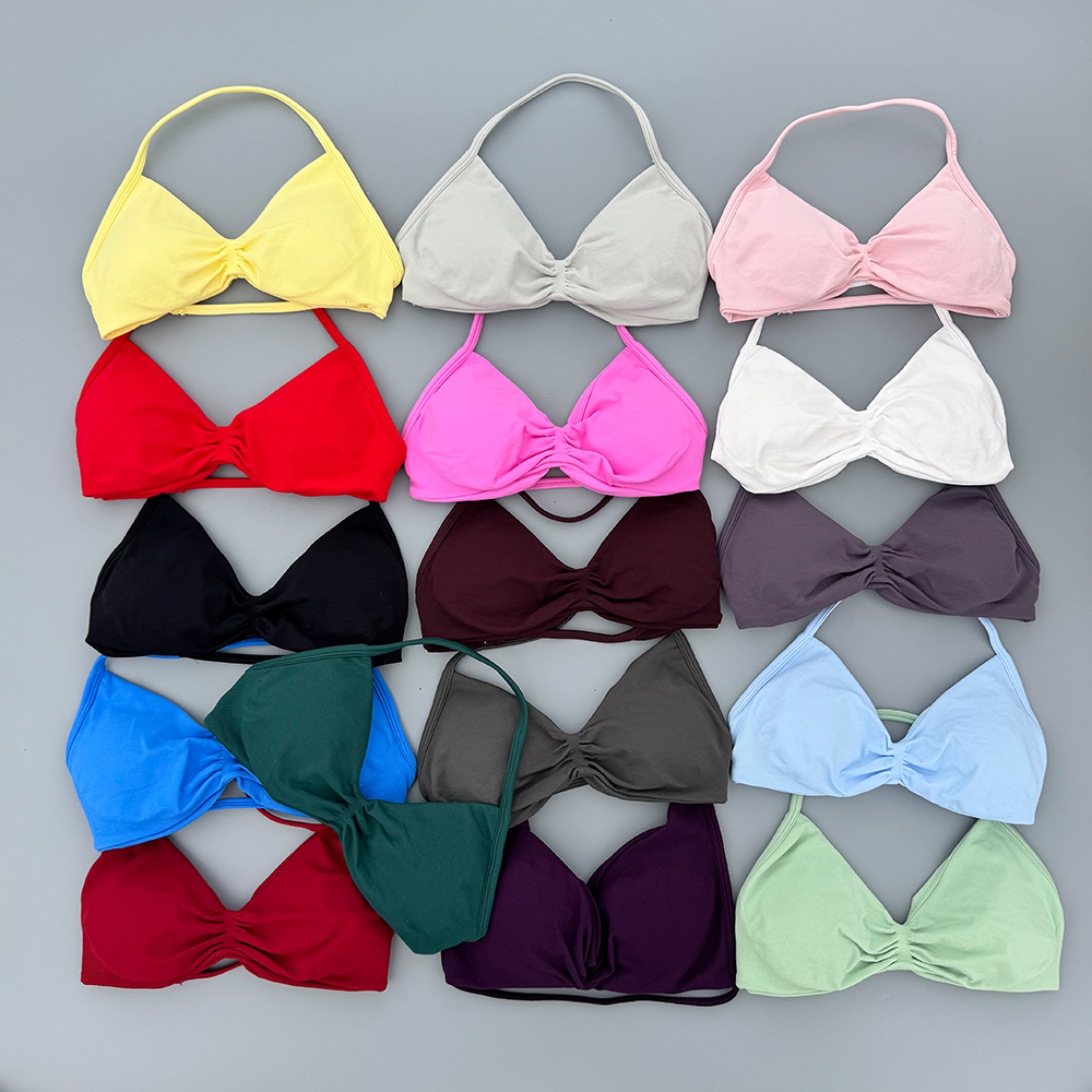 Strappy Bra Gym Top Women High - Yoga Fitness Tapis ulasan dan harga