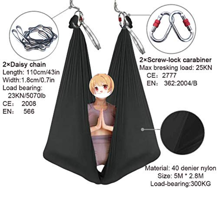 Aerial Hammock, 16.4ft 9.2ft S - Yoga Swing Aerial ulasan dan harga