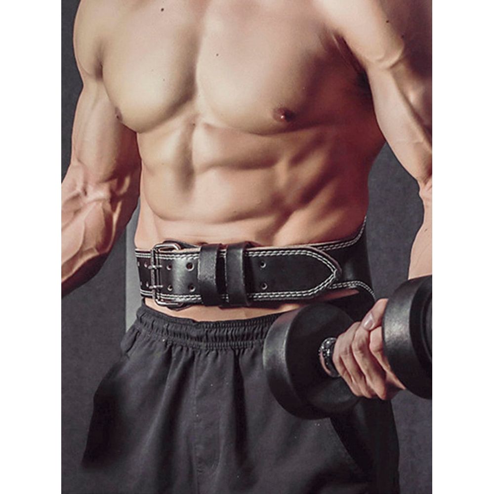 7mm Leather Weight Lifting Bel - Weight Lifting Belt ulasan dan harga